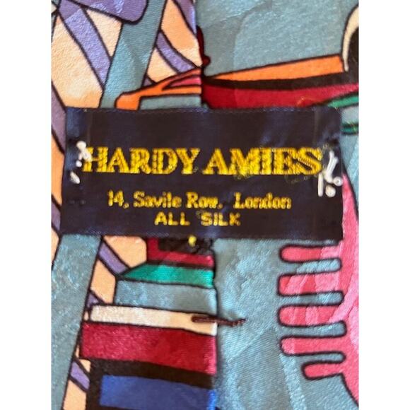 Vintage Hardy Amies All Silk Ties – Set of 3 1990s Savile Row - Picture 3 of 5